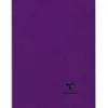 Cahier piqué clairefontaine koverbook couverture protège-cahier 2 rabats a4+ 24x32cm 96 p ages 90g 7 coloris assortis