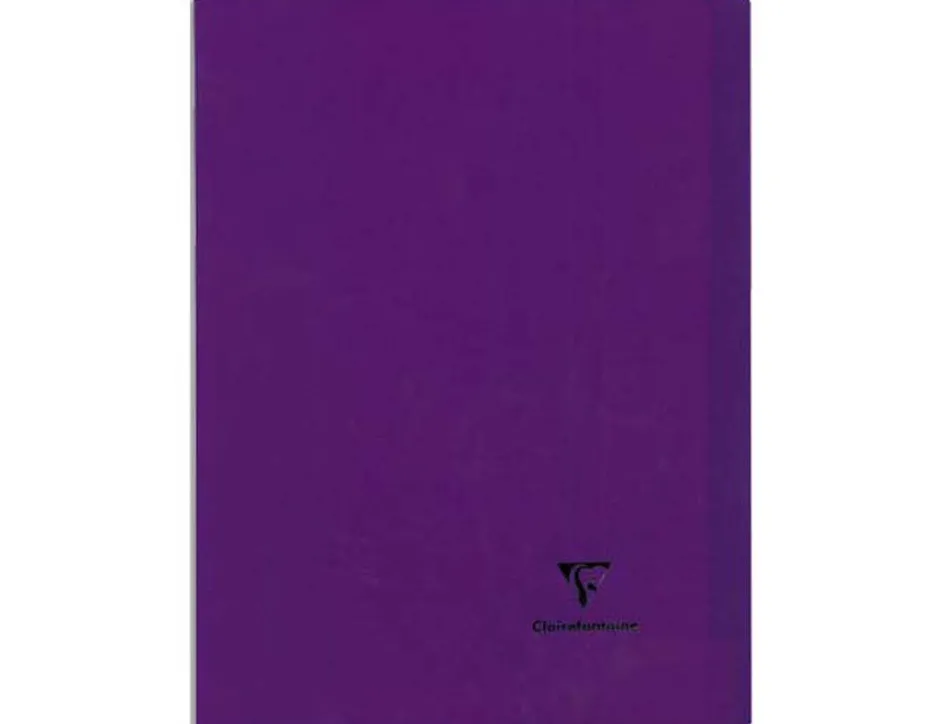 Cahier piqué clairefontaine koverbook couverture protège-cahier 2 rabats a4+ 24x32cm 96 p ages 90g 7 coloris assortis