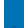 Cahier piqué conquérant classique couverture polypropylène rigide transparente a4 21x29,7cm 96 pages 90g séyès bleu