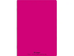 Cahier piqué conquérant classique couverture polypropylène rigide transparente a4 21x29,7cm 96 pages 90g séyès rose
