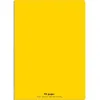 Cahier piqué conquérant classique couverture polypropylène rigide transparente a4+ 24x32cm 96 pages 90g séyès jaune