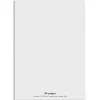 Cahier piqué conquérant classique couverture polypropylène rigide transparente a4 21x29,7cm 96 pages 90g séyès gris