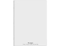 Cahier piqué conquérant classique couverture polypropylène rigide transparente a4 21x29,7cm 96 pages 90g séyès gris