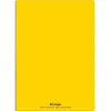 Cahier piqué conquérant classique couverture polypropylène rigide transparente a4 21x29,7cm 96 pages 90g séyès jaune