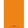 Cahier piqué conquérant classique couverture polypropylène rigide transparente a5+ 17x22cm 96 pages 90g séyès orange