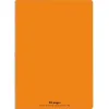 Cahier piqué conquérant classique couverture polypropylène rigide transparente a4 21x29,7cm 96 pages 90g séyès orange