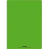 Cahier piqué conquérant classique couverture polypropylène rigide transparente a4 21x29,7cm 96 pages 90g séyès vert