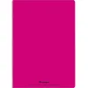 Cahier piqué conquérant classique couverture polypropylène rigide transparente a4+ 24x32cm 96 pages 90g séyès rose