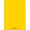 Cahier piqué conquérant classique couverture polypropylène rigide transparente a5+ 17x22cm 96 pages 90g séyès jaune