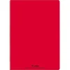 Cahier piqué conquérant classique couverture polypropylène rigide transparente a4 21x29,7cm 96 pages 90g séyès rouge