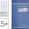 Cahier piqué conquérant sept couverture offset a5+ 17x22cm 96 pages 70g 5x5mm