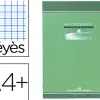 Cahier piqué conquérant sept couverture offset a4+ 24x32cm 96 pages 70g séyès