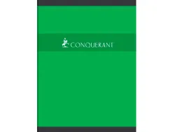 Cahier piqué conquérant sept couverture offset a4+ 24x32cm 96 pages 70g 5x5mm