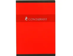 Cahier piqué conquérant sept couverture offset a5+ 17x22cm 96 pages 70g séyès