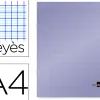 Cahier piqué liderpapel couverture plastique souple a4 21x29,7cm 96 pages séyès coloris violet