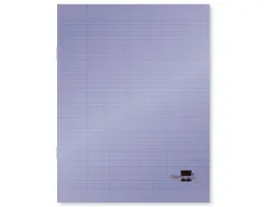Cahier piqué liderpapel couverture plastique souple a4 21x29,7cm 96 pages séyès coloris violet