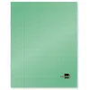 Cahier piqué liderpapel couverture plastique souple a5+ 17x22cm 90g 96 pages séyès coloris vert
