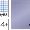 Cahier piqué liderpapel couverture plastique souple a4+ 24x32cm 96 pages séyès coloris violet