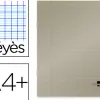 Cahier piqué liderpapel couverture plastique souple a4+ 24x32cm 96 pages séyès coloris gris