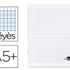 Cahier piqué liderpapel couverture plastique souple a5+ 17x22cm 90g 96 pages séyès incolore