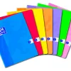 Cahier piqué oxford couverture pelliculée lavable a5+ 17x22cm 96 pages 90g 5x5mm