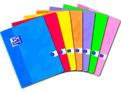 Cahier piqué oxford couverture pelliculée lavable a5+ 17x22cm 96 pages 90g 5x5mm