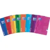 Cahier piqué oxford openflex couverture polypropylène transparente rainurée a4 21x29,7cm 96 pages séyès page de garde