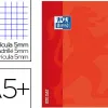 Cahier piqué oxford openflex couverture polypropylène transparente rainurée a5+ 17x22cm 96 pages 5x5mm page de garde