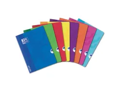 Cahier piqué oxford openflex couverture polypropylène transparente rainurée a4+ 24x32cm 96 pages 5x5mm page de garde