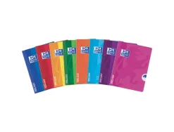 Cahier piqué oxford openflex couverture polypropylène transparente rainurée 17x22cm 96 pages séyès page de garde