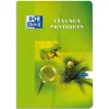 Cahier piqué oxford travaux pratiques couverture pelliculée lavable vélin velouté a5+ 17x22cm 96 pages séyès/uni 90g