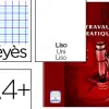 Cahier piqué oxford travaux pratiques couverture pelliculée lavable vélin velouté a4+ 24x32cm 80 pages séyès/uni 90g