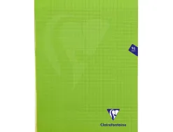 Cahier pique clairefontaine mimesys couverture polypropylene 24x32cm 96 pages 90g seyes coloris