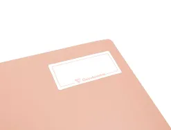 Cahier pique clairefontaine koverbook blush polypropylene 17x22cm 96 pages seyes coloris pastel assortis