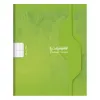 Cahier piqure clairefontaine 7000 couverture souple pp 17x22cm 96p seyes 70g coloris vert