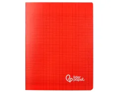 Cahier piqure liderpapel couverture pp 170x220mm 96p seyes coloris assortis lot 10 unites