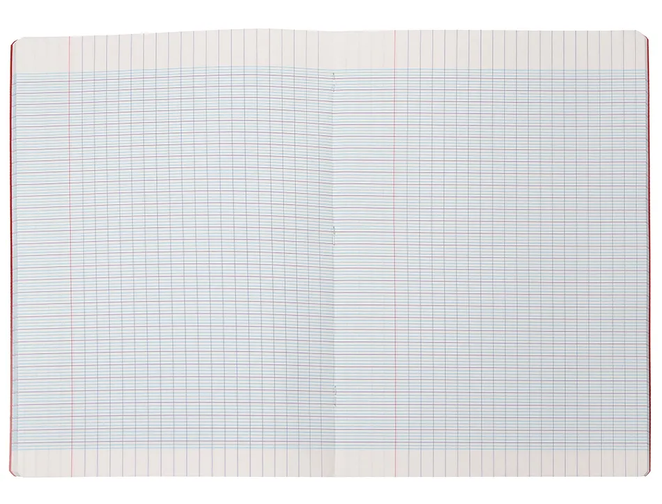 Cahier piqure liderpapel couverture pp 210x297mm 96p seyes coloris assortis lot 10 unites