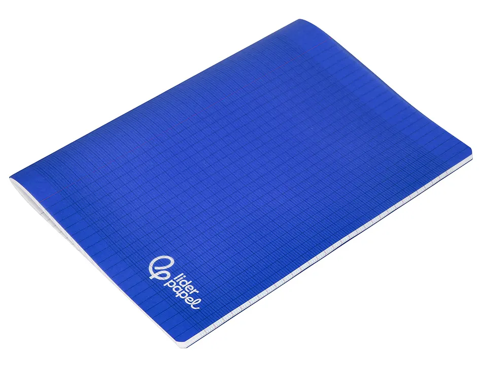 Cahier piqure liderpapel couverture pp 210x297mm 96p seyes coloris bleu
