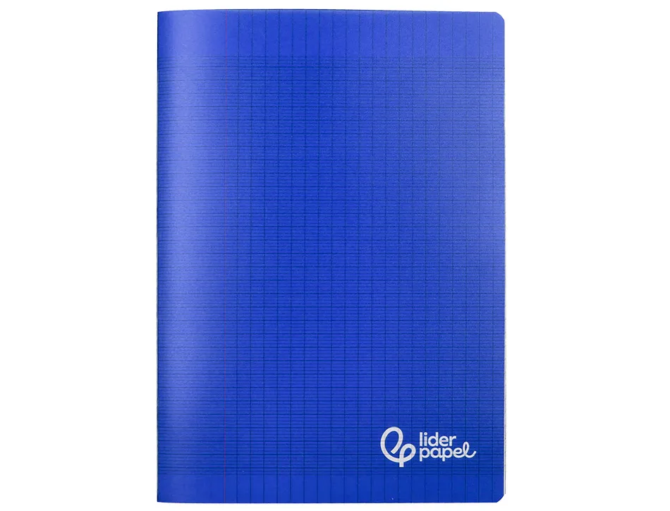 Cahier piqure liderpapel couverture pp 210x297mm 96p seyes coloris bleu