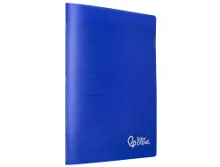 Cahier piqure liderpapel couverture pp 210x297mm 96p seyes coloris bleu