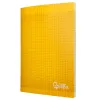 Cahier piqure liderpapel couverture pp 240x320mm 48p seyes coloris jaune