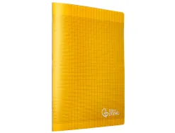 Cahier piqure liderpapel couverture pp 240x320mm 48p seyes coloris jaune