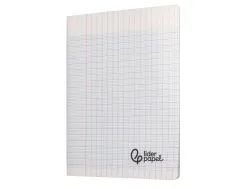 Cahier piqure liderpapel couverture pp 170x220mm 96p seyes incolore