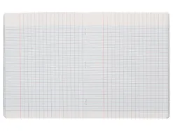 Cahier piqure liderpapel couverture pp 170x220mm 96p seyes incolore