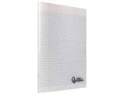 Cahier piqure liderpapel couverture pp 240x320mm 48p seyes incolore