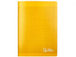 Cahier piqure liderpapel couverture pp 240x320mm 96p seyes coloris jaune