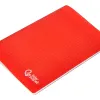 Cahier piqure liderpapel couverture pp 240x320mm 96p seyes coloris rouge