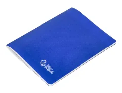 Cahier piqure liderpapel couverture pp 170x220mm 96p seyes coloris bleu