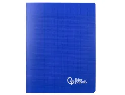 Cahier piqure liderpapel couverture pp 170x220mm 96p seyes coloris bleu