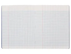 Cahier piqure liderpapel couverture pp 170x220mm 96p seyes coloris bleu